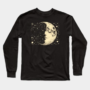 Moon and Stars Long Sleeve T-Shirt